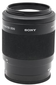 Sony SAL-55200-2 Tele Zoom Objektiv (55-200 mm, F4 – 5,6 SAM II, A-Mount APS-C, geeignet für Alpha 77/68/58 Serien)