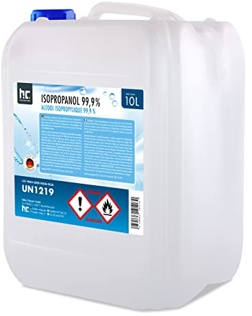Höfer Chemie Isopropanol 99,9% 3 x 10 L - Ispopropylalkohol zur Reinigung & Entfettung - Starkes Lösungsmittel - Vielseitig Verwendbar