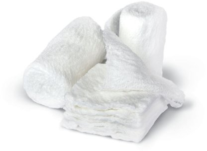 Medline Bulkee II Cotton Gauze Bandage, 4.5 in x 4.1 yds Each, 100 Rolls