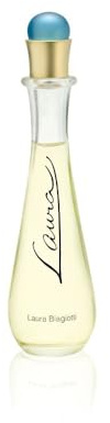 Laura Biagiotti – Laura Eau de Toilette 50 ml – Profumo Donna – Fragranza Floreale, Fruttata, Acquatica – Note Fresche e Delicate – Flacone Scultoreo a Forma di Goccia