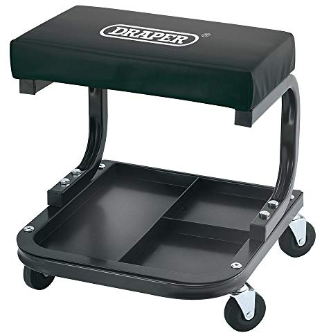 Draper 54243 Work Stool,Black,41.2 x 37.9 x 13.5 cm