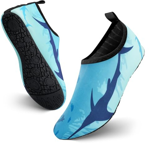 JOTO Wasserschuhe für Damen Herren Kinder, Unisex Badeschuhe Strandschuhe Quick-Dry Schnelltrockend Aquaschuhe Schwimmschuhe Surfschuhe Barfuß Schuhe