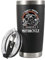 Panvola 'I Don't Snore I Dream I'm A Motorcycle ' Gobelet en acier inoxydable ronfleurs motocycliste cadeau motard cavalier pour papa mari petit ami oncle tasse de voyage (20 oz, noir)