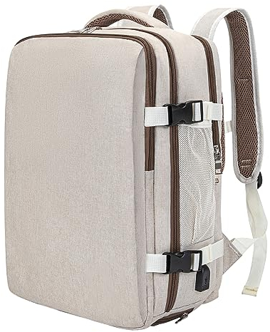 VMIKIV Reiserucksack für Ryanair Rucksack Handgepäck Flugzeug,Laptop Rucksack Herren,Travel Backpack mit Laptop Fach 15,6 Zoll,Wizzair Handgepäck 40x30x20 Damen für Teenager College
