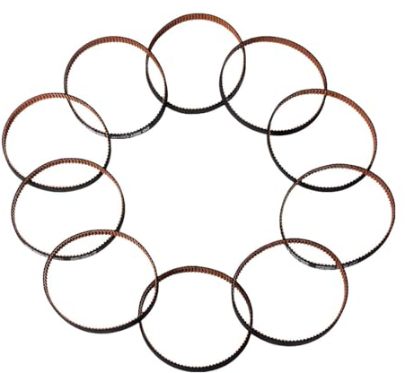 Super Print 10×200mm GT2 Closed Zahnriemen Timing Belt, 6mm Breite GT2 Closed Loop Riemen, Upgrade Nylon Zahn Oberfläche Anti-Rutsch Version für 3D Drucker, CNC.