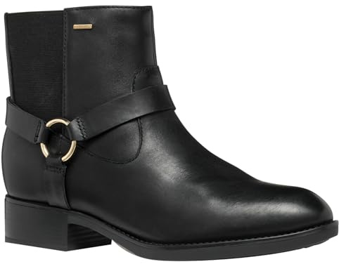 Geox Stivaletti da Donna D Felicity NP ABX A, Nero, 37 EU