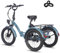 Fafrees [ Offiziell F20 Mate Fahrraddreirad Hydraulische Scheibenbremsen 18,2Ah/873.6Wh Akku, E Bike Herren 25KM/H, Elektrofahrrad mit 3 Rädern, Ebike Damen 20 Zoll, E Mountainbike 180kg (Blau)
