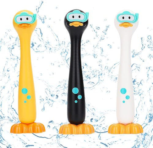 Jouets de Plongée, Jeux Piscine Enfant, Jouet de Natation pour Piscine, Bâtons de Plongée, Anneaux de Plongée, Canard Jouets de Plongée pour Formation sous-Marine, Jeux d'eau Enfant Exterieur