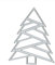 Silver Beautiful Christmas Tree Die Cut,Metal Decoration Cutting Die Mold,Winter Card Cutting Dies,Suitable for Celebration Wedding Party Scrapbooking Crafts DIY,Scrapbooking,Die-Cutting