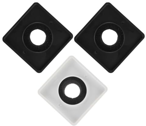 TOVINANNA 3pcs Portable Microphone Logo Flag Station Set with Square Abs Microphone Logo Cubes, Easy Installation for Conference and Studio Equipment Supplies, for News Reporters