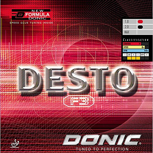 Donic Desto F3-schwarz / 2,0