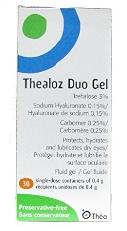 Thealoz Duo Gel – Trehalose 3% & Natriumhyaluronat 0,15% (0,4g x 30 Ampullen) von Thea