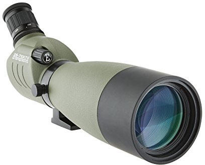 Walimex Pro Spektiv SC040 25-75x70 mm (Spritzwassergeschützt, inkl. Stativ und Transporttasche) olivegrün