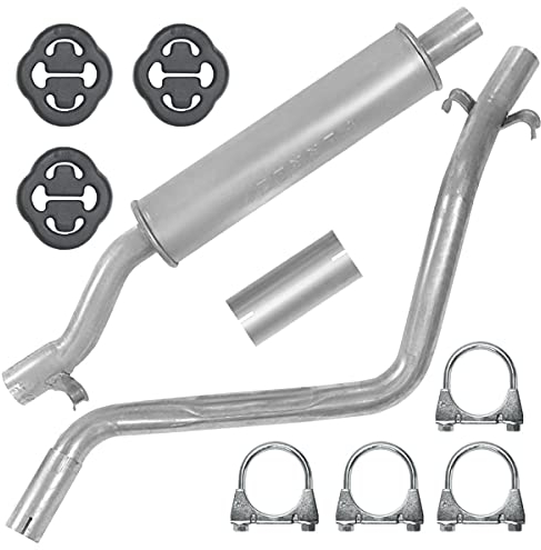 Adamot Mitteltopf Auspuff Mittelschalldämpfer für 1.6 1.6 TD VW Golf 1 I, Jetta 2 II, Scirocco 2 II