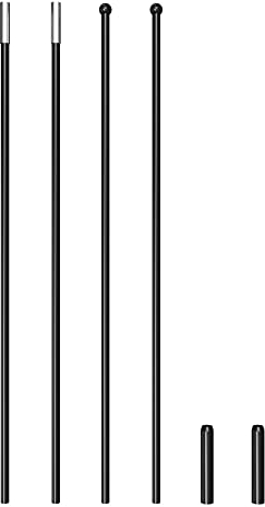 Kinetic Sports Trampolin Fiberglas-Netzstangen Set - Ersatzteil für Gartentrampoline 'Ultimate Pro' und 'Bungee Safety Elite' - Glasfaserverstärkter Kunststoff Ø 16 mm