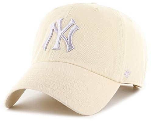'47 Brand Strapback Cap - CLEAN UP New York Yankees Natural