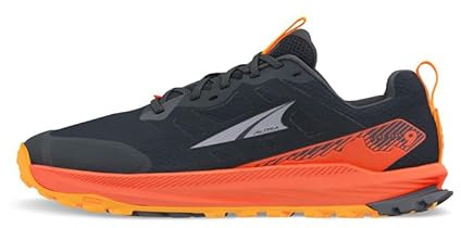 Altra Men's Lone Peak 9 Trail Running Shoe, Black/Red, 12 UK