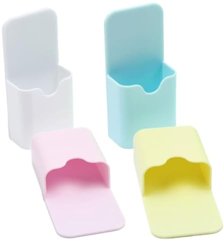 ZHAOYCSH 4 Pièces Porte Marqueur Magnétique - Support Organisateur de Crayons pour Tableau Blanc, Réfrigérateur, Casier et Bureau | Porte-Stylo Pratique pour Maison, École ou Bureau