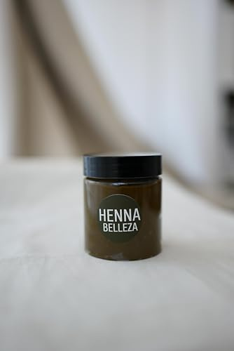 Récipient de pâte de henné naturelle de qualité supérieure - 120 g chacun - Pour cheveux, peau, ongles - Frais, fin, couleur intense - Pratique et facile à utiliser (sans pochoir, 1 pièce)