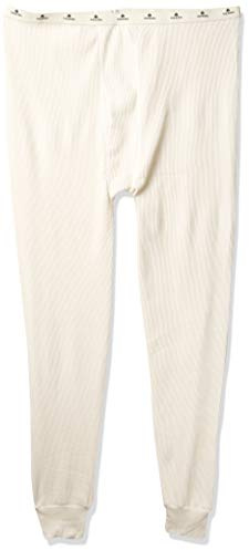 INDERA 50/50 Pantalon en Tricot gaufré pour Homme Petit Naturel