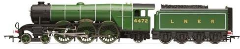 Hornby R3086 RailRoad LNER 4-6-2 'Flying Scotsman' Class A3 00 Gauge Steam Locomotive, Multicolor, 40 x 10.6 x 6 cm