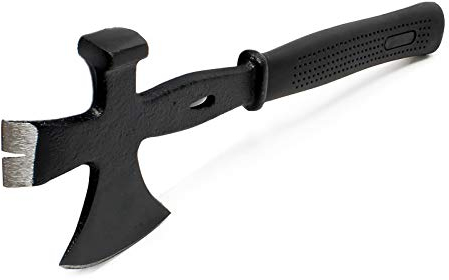 Hacha multifunción 3 en 1 Hendidura saca clavos Martillo Herramienta Jardín Madera Camping Outdoor