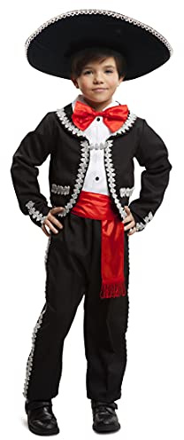 Dress Up America Kids Traditional Mariachi Costume - Boys Mexican Outfit | Jacket, Pants, Bow-Tie and Sash Role Play Set - Perfect for World Book Day, Halloween, School Plays and Festivals