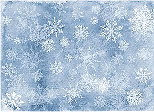 Zita`s Creative Rispapper A3 – snöflingor 1. Motiv stråsilke, halmpapperspapper, decoupage papper
