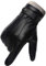 Winter Handschuhe Herren Leder Warm Dick Vlies Winddicht Kälteschutz Thermal Fäustlinge Anti-Rutsch Berührungssensitiver Bildschirm für Outdoor Fahren Camping PU Leder (11)