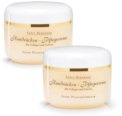 Sanct Bernhard Handrücken-Pflegecreme mit Collagen | 2 x 125 ml