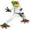 formano lustige Frösche Kampfsportler Karate Judo 16cm Figur Froschpaar Dekoration