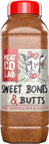 Angus & Oink Sweet Bones & Butts Maple BBQ Rub & Seasoning | Gluten-Free, No Preservatives | Ideal for Smoking, Grilling & Oven | 1.2kg