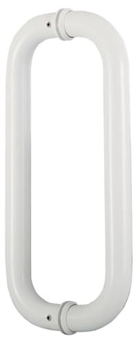 CZWWSPGT Maniglia per Porta Doccia Rotonda a Forma di O, Set di ferramenta bifacciale, Maniglie per Porte Interne, Maniglia per Porta Push-Pull in Acciaio Inossidabile 304, Diametro del tub