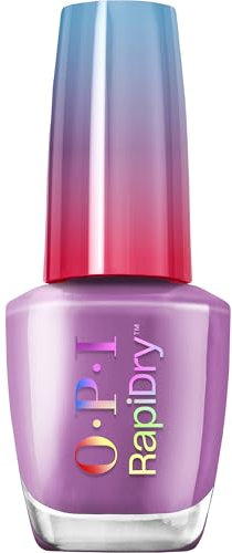 OPI RapiDry™ Smalto ad Asciugatura Rapida - Smalto Viola, Bright Back at It - Smalto ad Asciugatura Rapida, Vegano e a Prova di Sbavature (9ml)