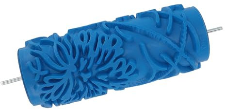 5 Zoll Gemusterter Farbroller, 5,9 X 2,4 X 2,4 Zoll Textur-Gummiwalze, Heimmöbel-Dekorateur, Gummi-Farbwalze, Robuste Strukturwalze für DIY-Projekte, Wanddekoration