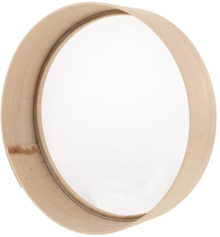 IMIKEYA Cedazo para Harina De Malla Fina Redondo De Madera Maciza 30 Cm, Cedazo Manual para Repostería y Cocina, Herramienta De Tamizado para Filtrar Harina y Tierra De Jardín