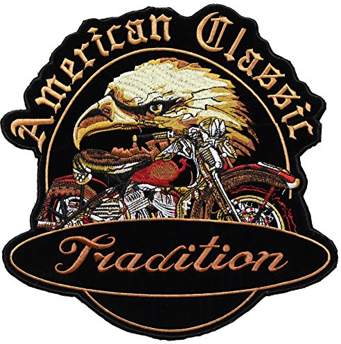 topt mili ecusson Aigle Indien us USA Moto Biker Eagle thermocollant Grand Format 27x27cm patche Badge