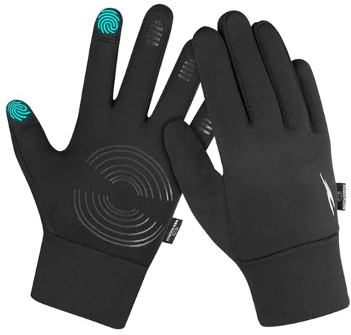 WESTWOOD FOX Gants d'hiver pour Enfants, Gants Thermiques antidérapants, en Polaire pour écran Tactile, Respirants, Coupe-Vent, pour garçons et Filles, Gants de Cyclisme pour Course à