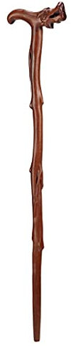 GGZONE Canne en Bois de séquoia Vieil Homme en Bois Massif en Bois antidérapante en Bois (Couleur bûche) Beautiful Scenery