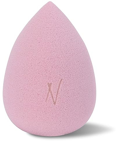 Nanshy Dusty Rose Pink Makeup Sponge - Latex-Free, Vegan-Friendly Beauty Blender for Flawless Foundation Application (Liquid & Powder)