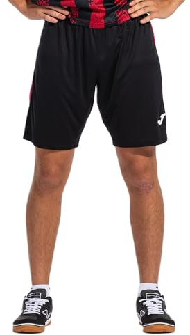 Joma Short Glasgow Noir/Blanc - Short pour Enfant, Multicolore, 8 Ans