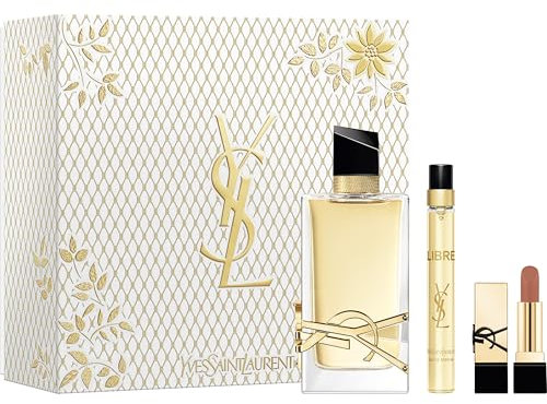 Yves Saint Laurent Libre Eau de Parfum 90ml Gift Set 2024 (Contains 90ml EDP, 10ml Travel Spray and Mini Lipstick)