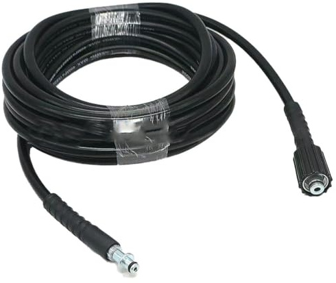 MoSundi Tubo flessibile per idropulitrice ad alta pressione, 8 m/10 m, prolunga filettata per Karcher K2 K3 K4 K5, tubo flessibile a prova di esplosione con connessione rapida e design a prova di