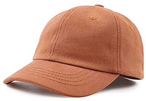 XIAOHAWANG Baby Baseball Cap Jungen Kinder Basecap Mädchen Atmungsaktiv Sommermütze UV Schutz Baseballkappe Klassische Sommer Cappy (Karamell,52cm)