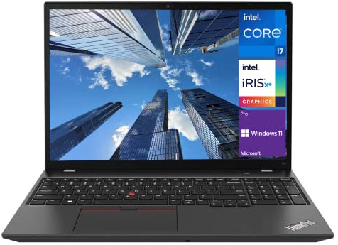 Lenovo Notebook aziendale ThinkPad T16 Gen 1, display FHD+ da 16, processore Intel Core i7-1260P, RAM 24 GB, SSD da 1 TB, lettore di impronte digitali, KB retroilluminato, HDMI, RJ-45, Wi-Fi 6