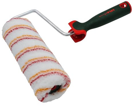 Nespoli Rodillo de Pintura, 22 cm, para Paredes y Techos, Trilox Micromix, Mango Ergonómico Bi-Componente, Ideal para Paredes y Techos
