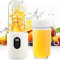 BIZOI Portabler Elektrischer Saftpresse, Mini-mixer mit Led-display, 500ml Portable Blender Mixer, Mini Standmixer für Fitnessstudio, Büro, Camping, Die Zubereitung von Milchshakes, Säften