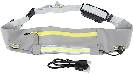 Sac de Ceinture de Sport léger et Portable, Portefeuille Banane avec éclairage pour la Course à Pied de Fitness en Plein air
