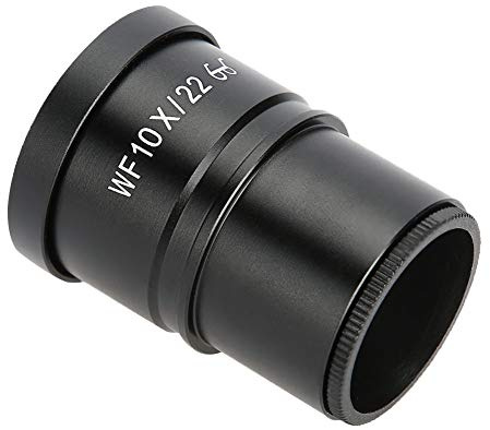 FTVOGUE Ocular de Microscopio WF10X Lente Ocular Gran Angular de 22 Mm Lente óptica de 30 Mm Aleación de Aluminio Vista Clara Brillante para Observación de Microscopio Estéreo Estudiantes Técnicos