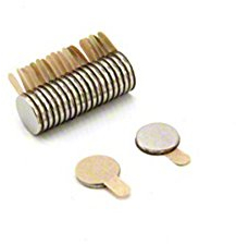 N35 Neodymium Easypeel Adhesive Magnet for Arts, Crafts, Model Making, DIY, Hobbies and Packaging - 6mm dia x 1mm - 0.33kg Pull - North - Pack of 20